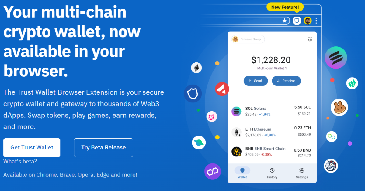 download Trust wallet for PC