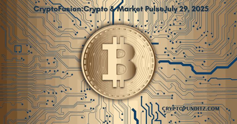 CryptoFusion: Crypto & Market Pulse July 29, 2025