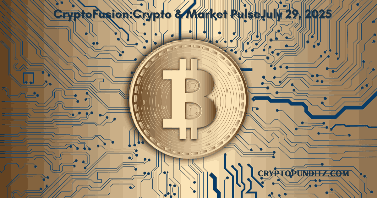CryptoFusion: Crypto & Market Pulse July 29, 2025