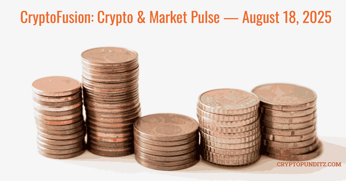 CryptoFusion: Market Pulse — August 18, 2025