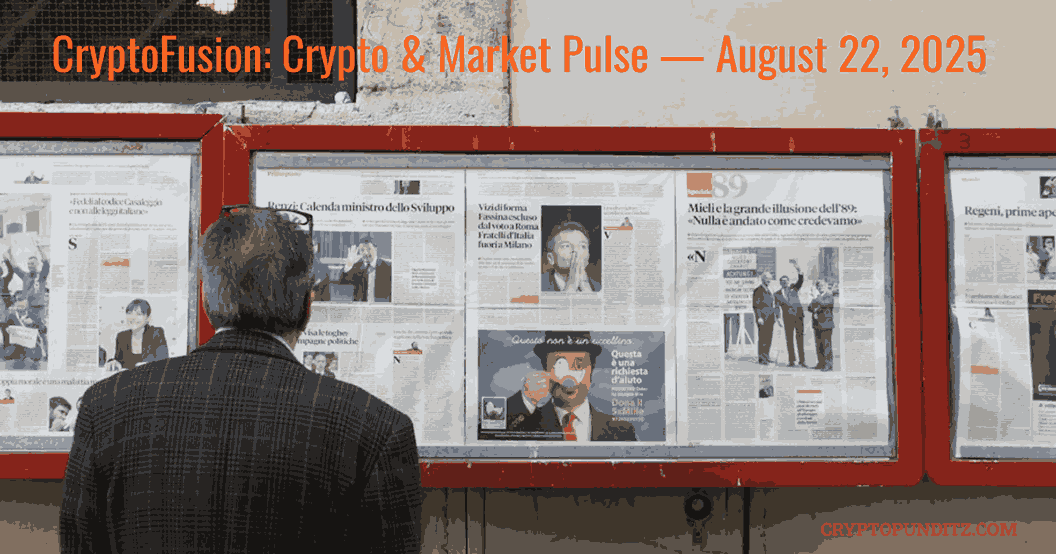 CryptoFusion: Market Pulse — August 22, 2025