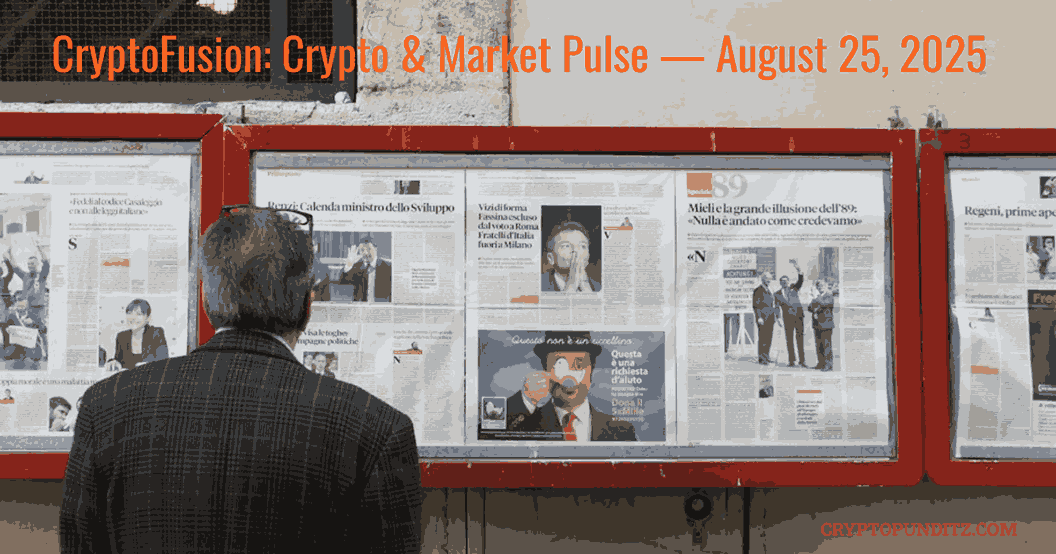 CryptoFusion: Market Pulse — August 25, 2025
