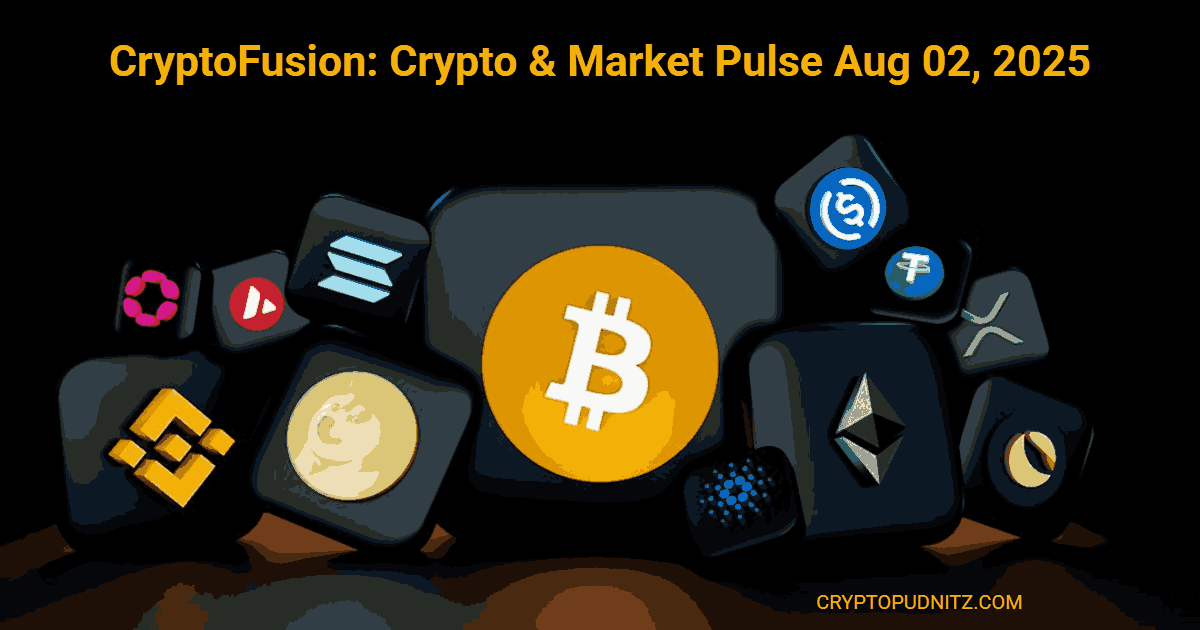CryptoFusion: Crypto & Market Pulse — August 2, 2025