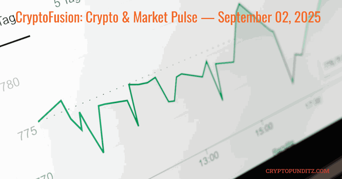 CryptoFusion: Market Pulse — September 2, 2025