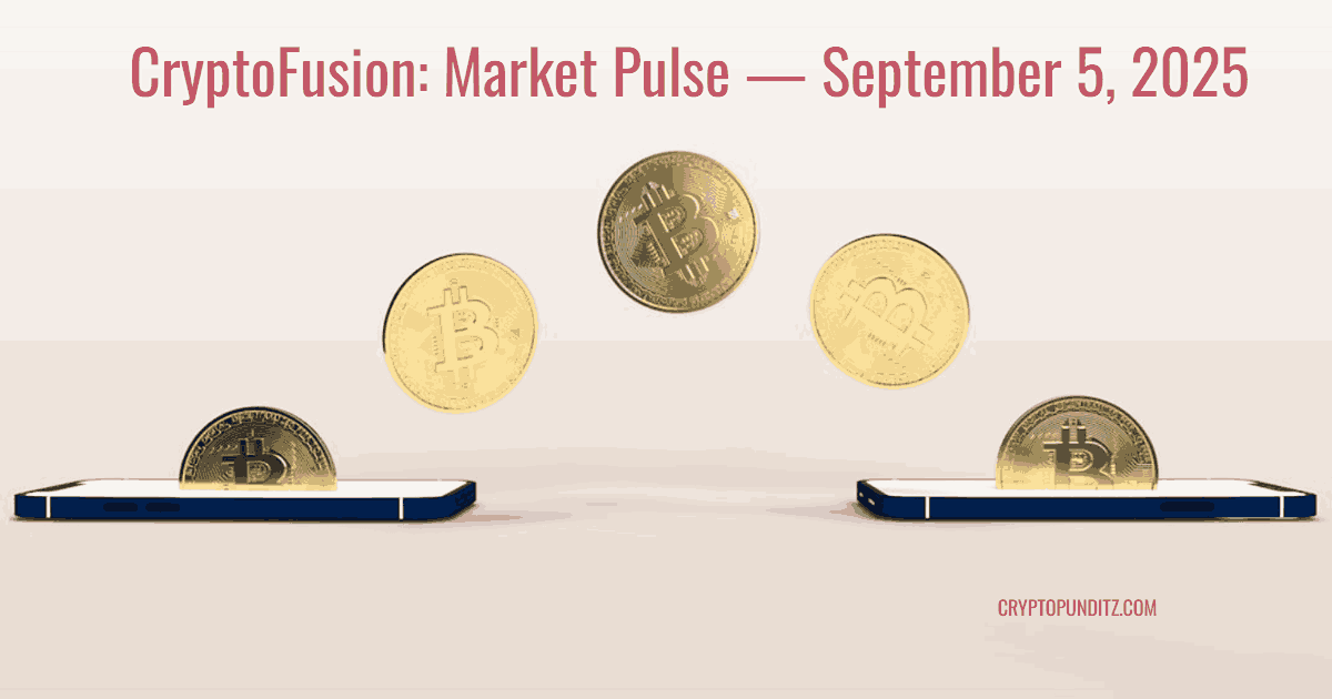 CryptoFusion: Market Pulse — September 5, 2025
